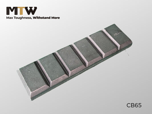 CB65 チョコレートブロック摩耗部品 240 × 65 × 23 ミリメートル地面係合ツールコンポーネント 2.5 キロ