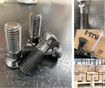 11-UNCすきのボルト4F3654 Dia 5/8 Hdg Dacroment Geomet