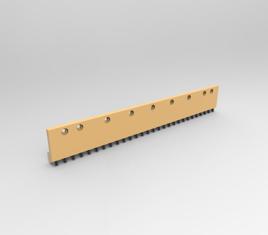 雪かき、凍結路面、高摩耗用途向けの、カスタマイズ可能なタングステンカーバイドグレーダーブレードとオーバーレイ